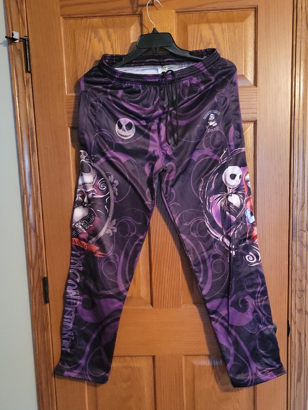 Nightmare Before Xmas Joggers with Elastic Waist